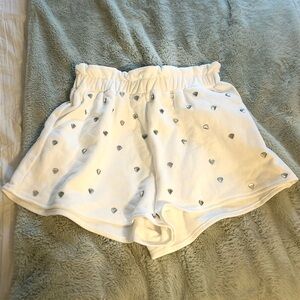 BNWOT Queen of Sparkles White Diamond Shorts XS